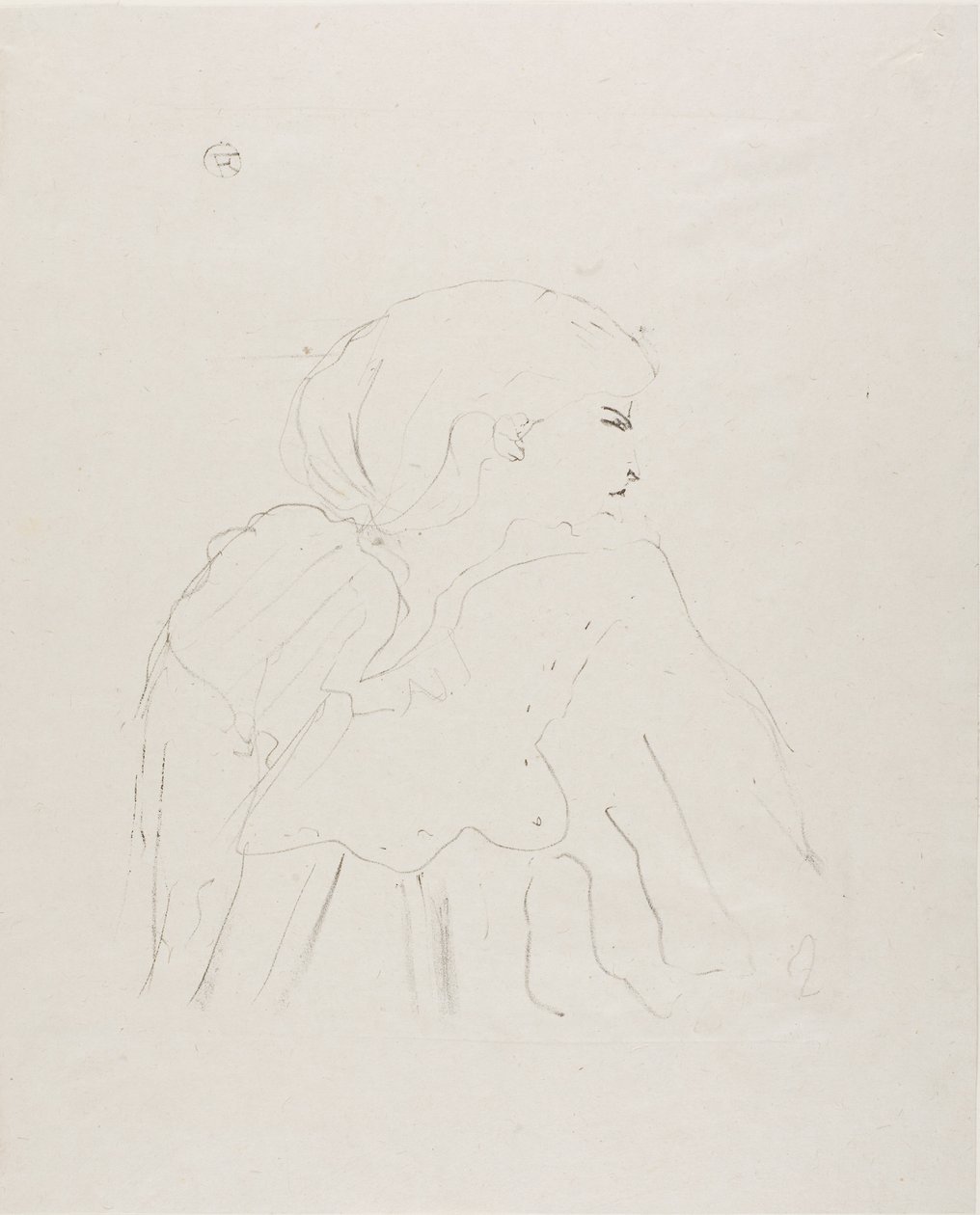 Jane Hading, z litografie Treize od Henri de Toulouse-Lautrec