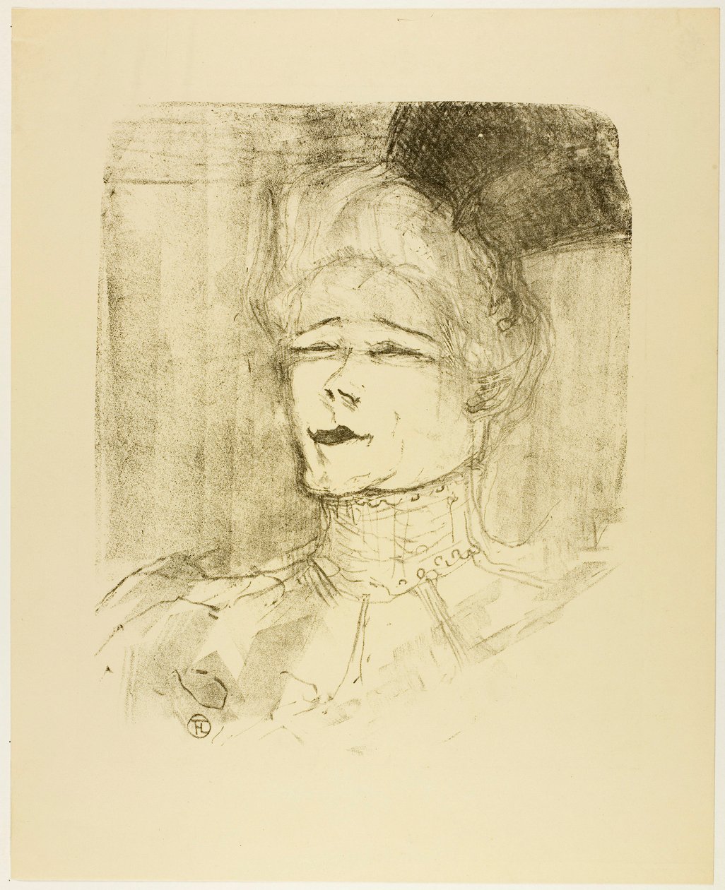 Jeanne Granier, z Treize Lithographies od Henri de Toulouse-Lautrec