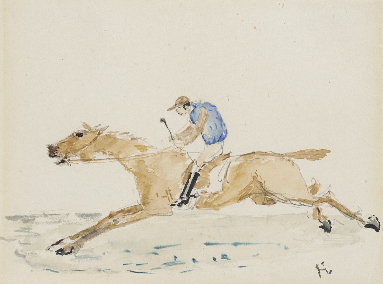 Dostihový žokej od Henri de Toulouse-Lautrec