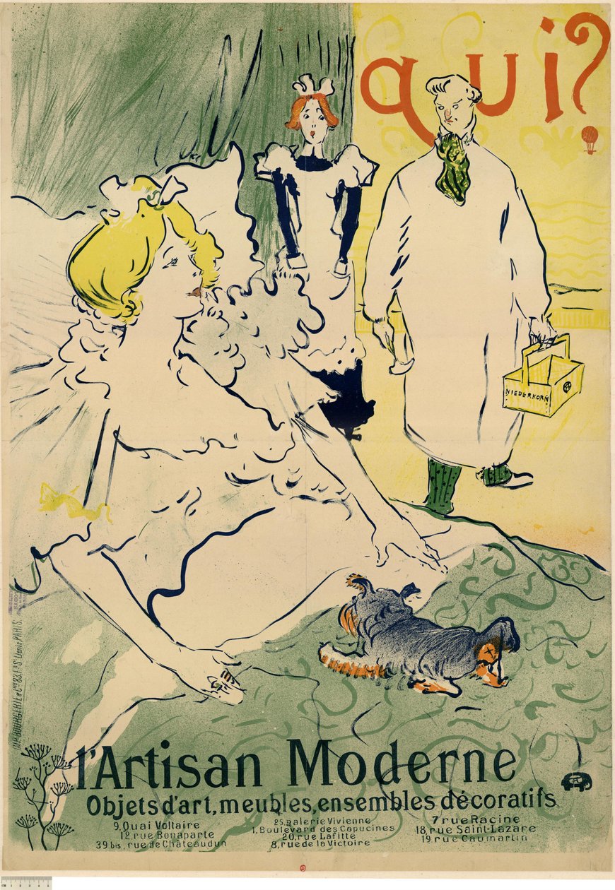 Der moderne Handwerker od Henri de Toulouse-Lautrec