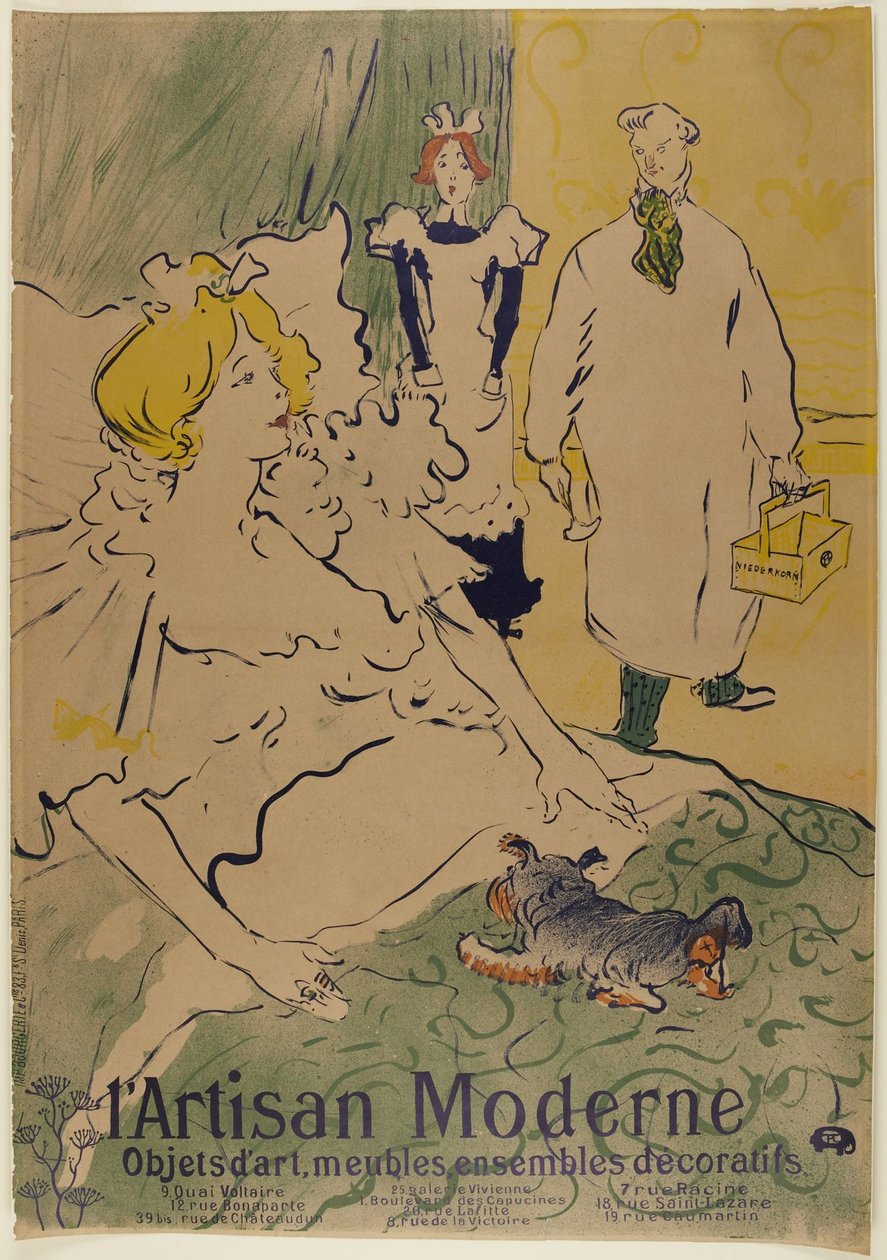 Moderní řemeslník od Henri de Toulouse-Lautrec