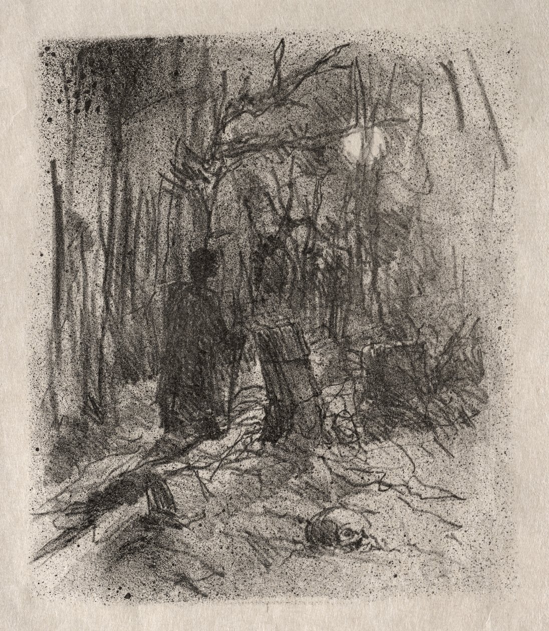 Hřbitov v Busku od Henri de Toulouse-Lautrec