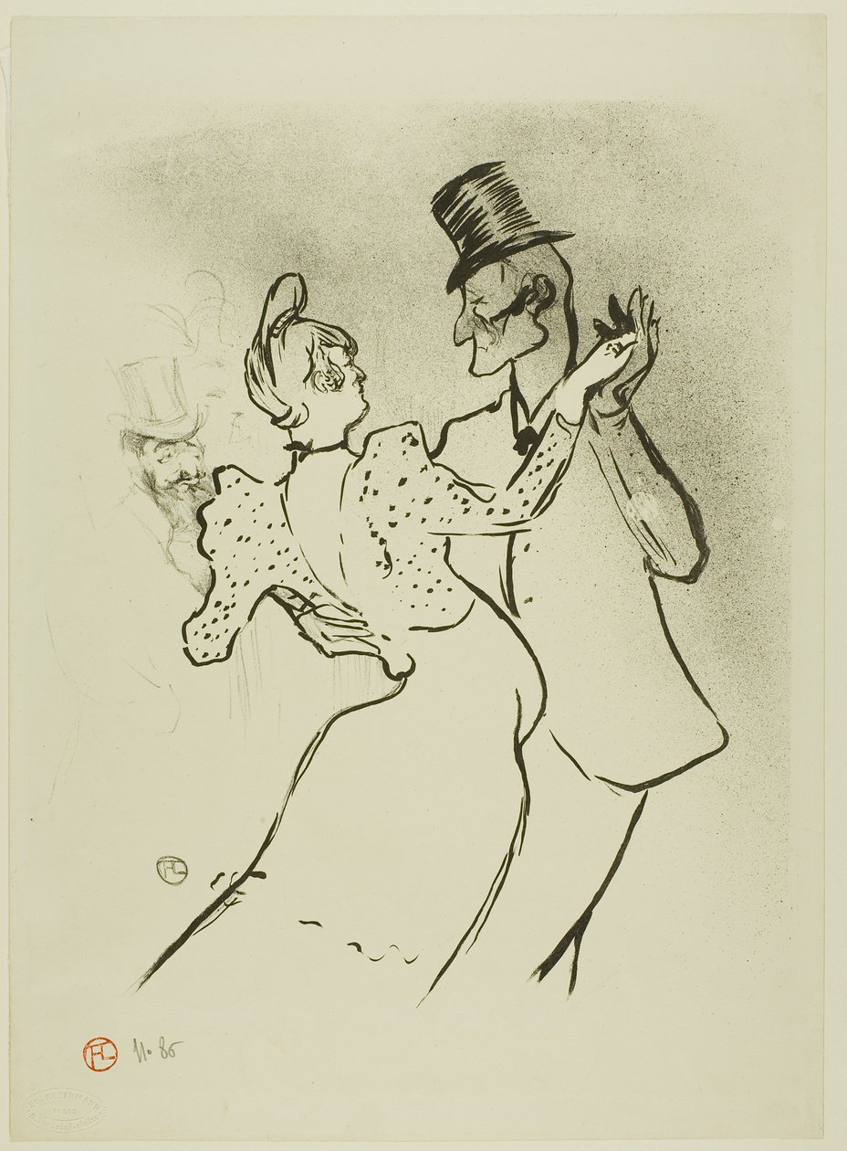 zpoždění Continental E od Henri de Toulouse-Lautrec