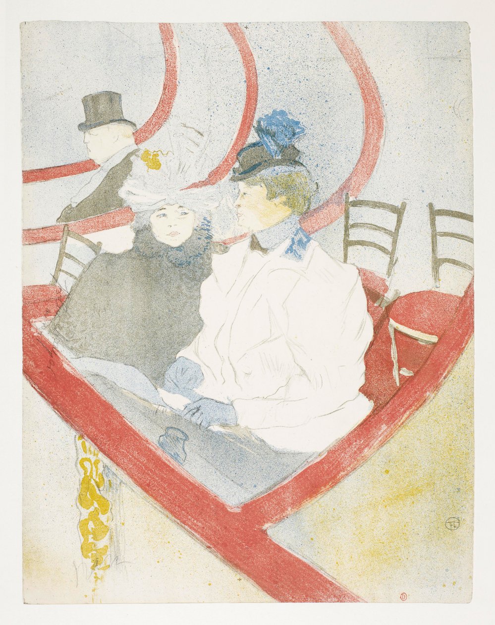 Velká lóže od Henri de Toulouse-Lautrec