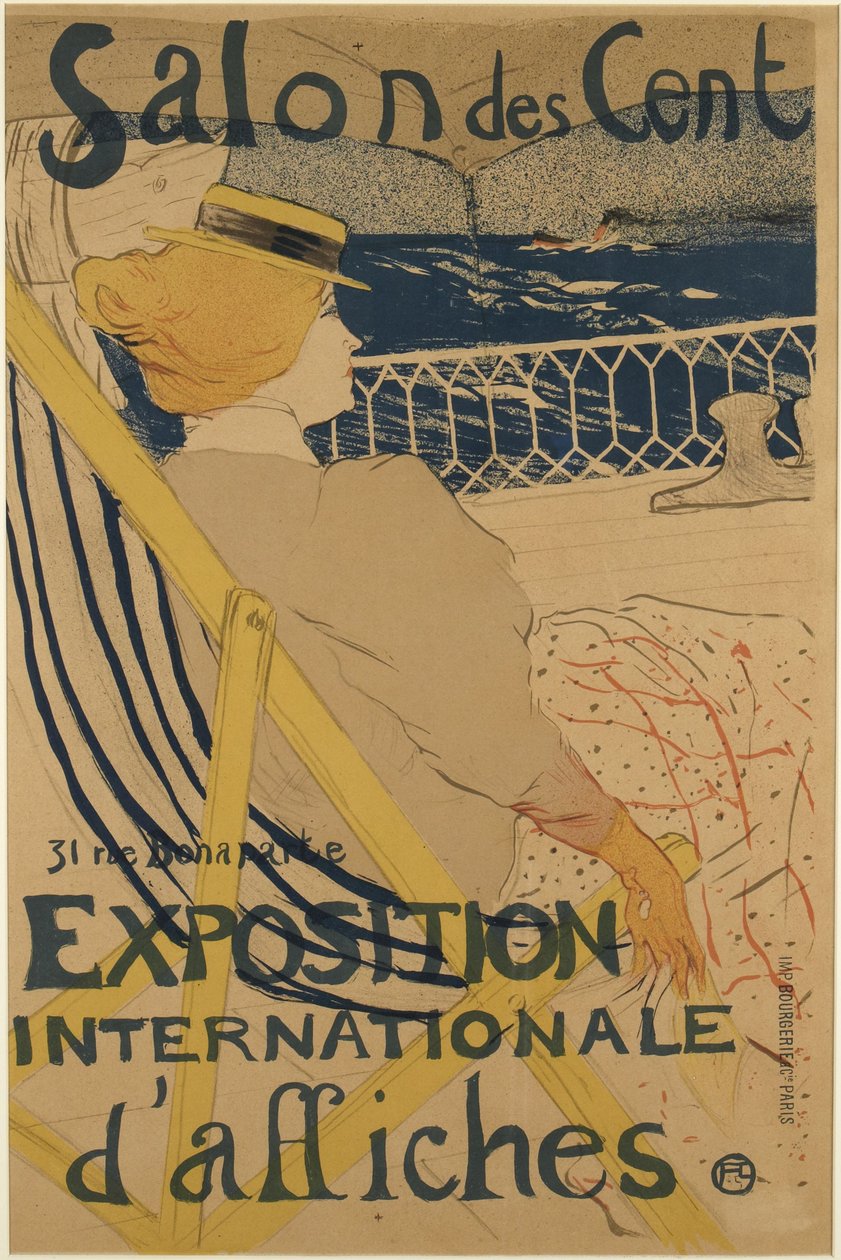 La Passagère du 54 – Promenade en Yacht (Cestující z čísla 54 – Plavba na jachtě) od Henri de Toulouse-Lautrec
