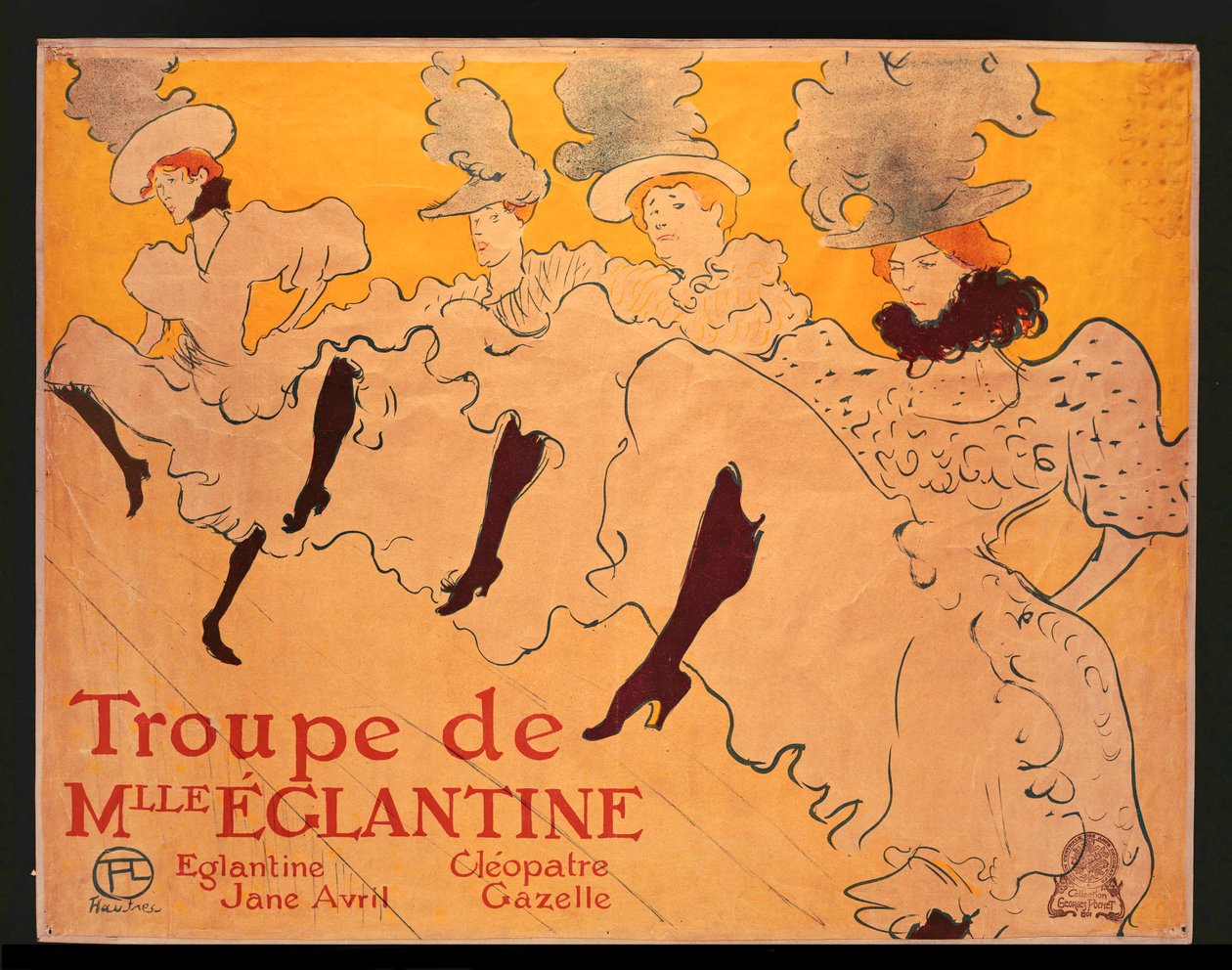 Troupe slečny Eglantiny od Henri de Toulouse-Lautrec