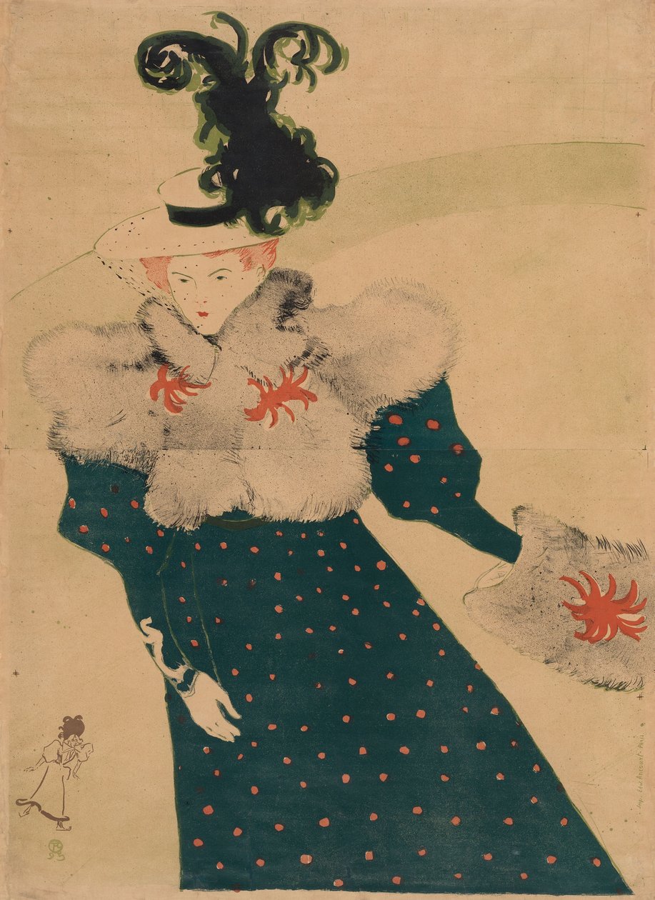 Bílý časopis od Henri de Toulouse-Lautrec