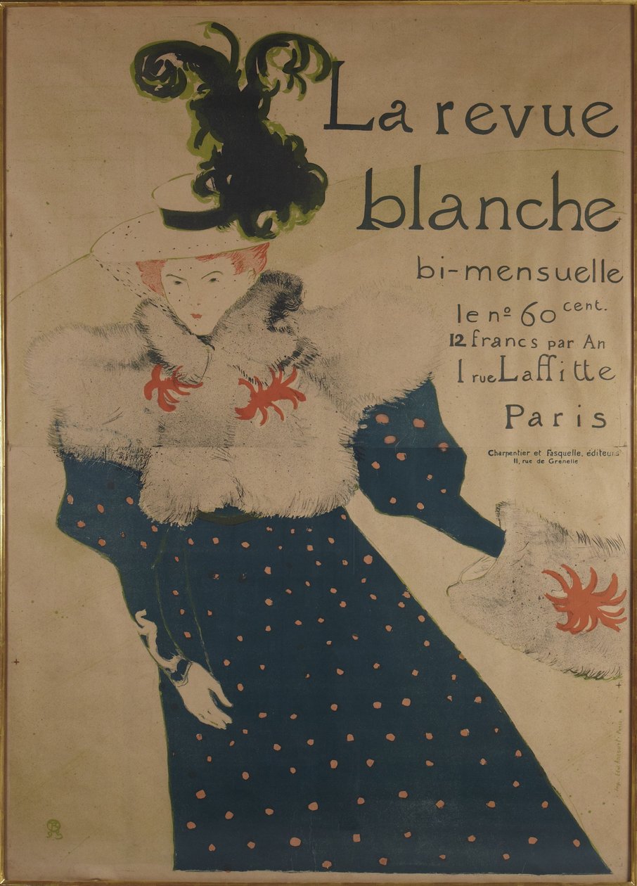 La revue blanche od Henri de Toulouse-Lautrec