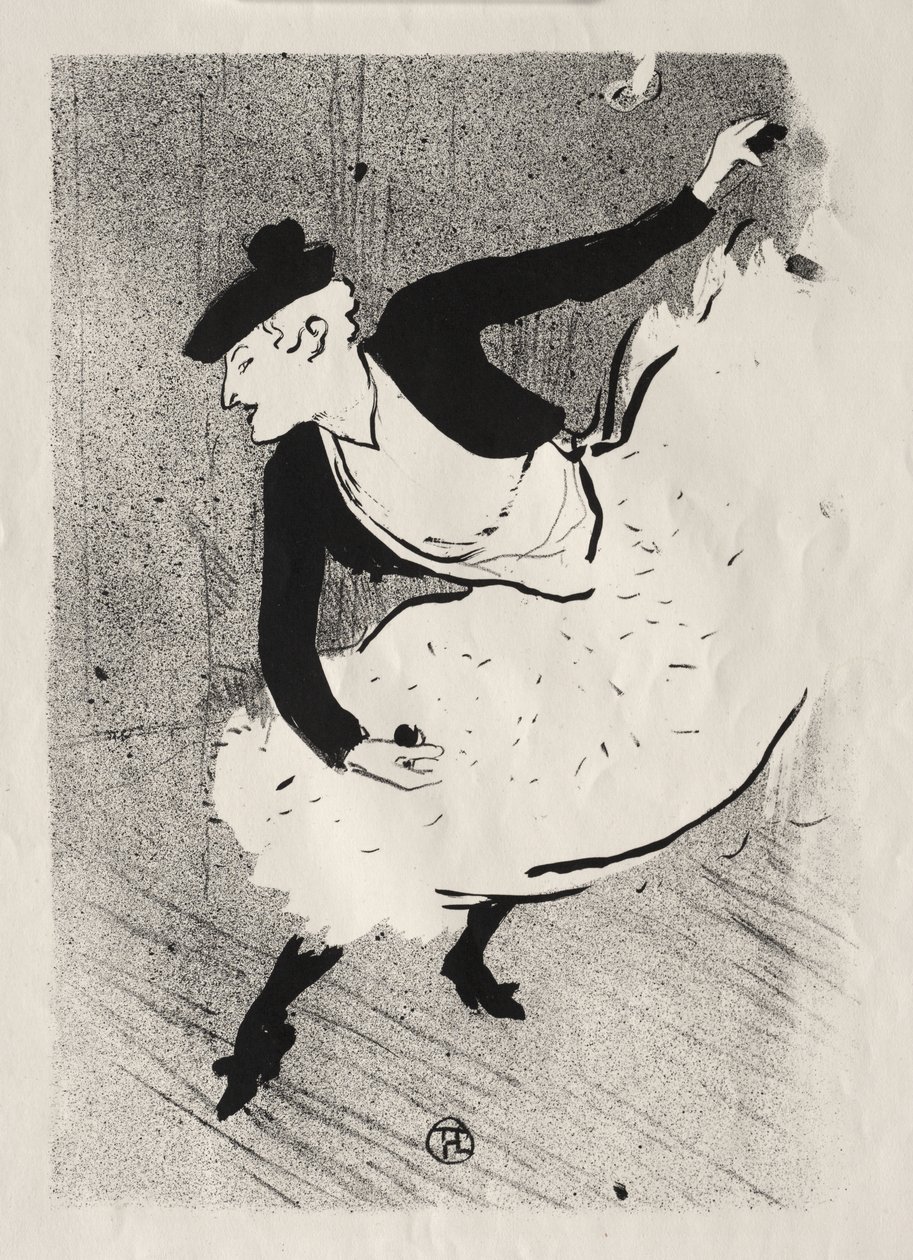 Le Café-concert: Edmée Lescot od Henri de Toulouse-Lautrec