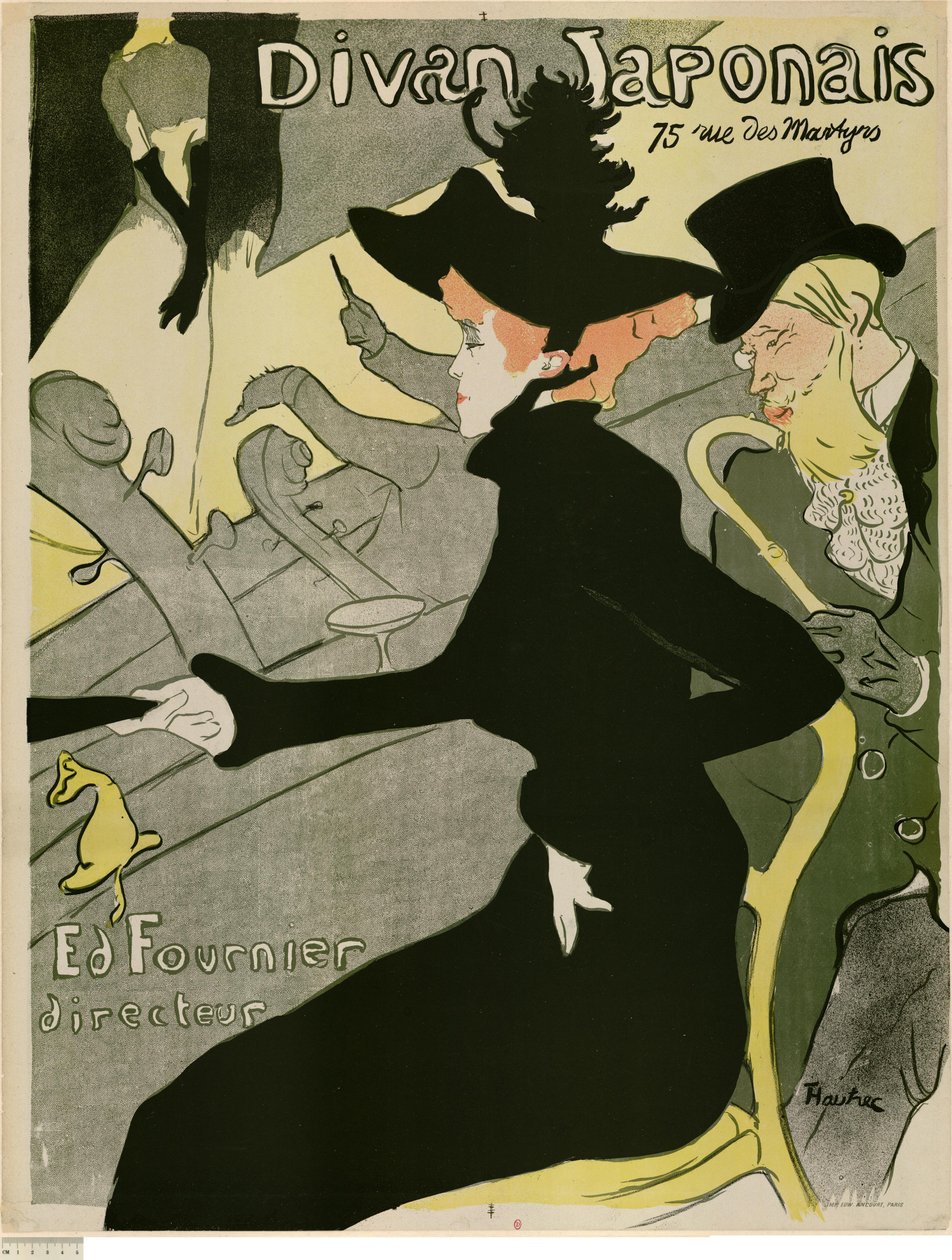 Japonský divan od Henri de Toulouse-Lautrec