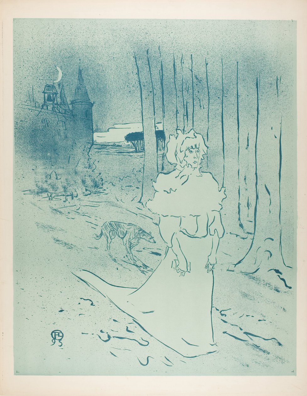 Zvonění na poplach od Henri de Toulouse-Lautrec