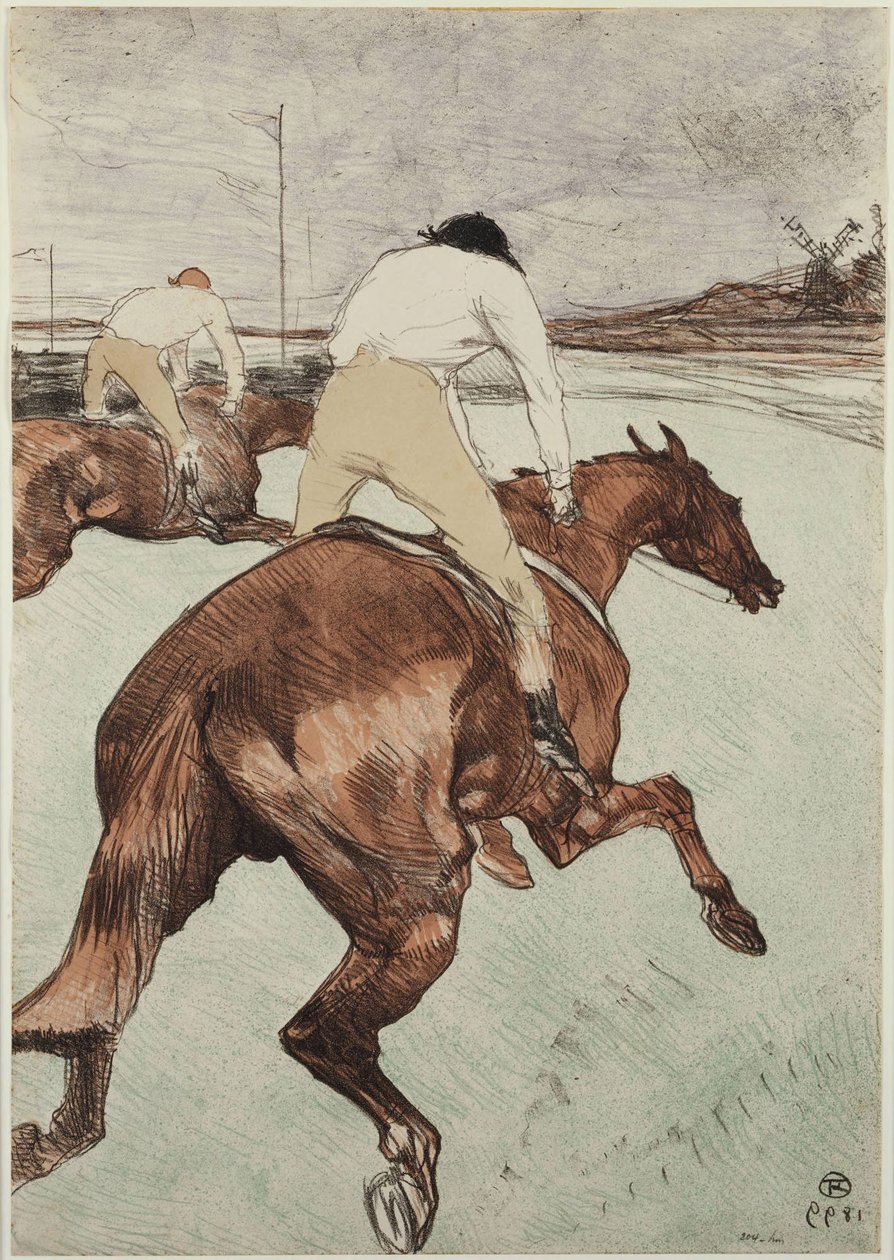 Le jockey (Žokej) od Henri de Toulouse-Lautrec