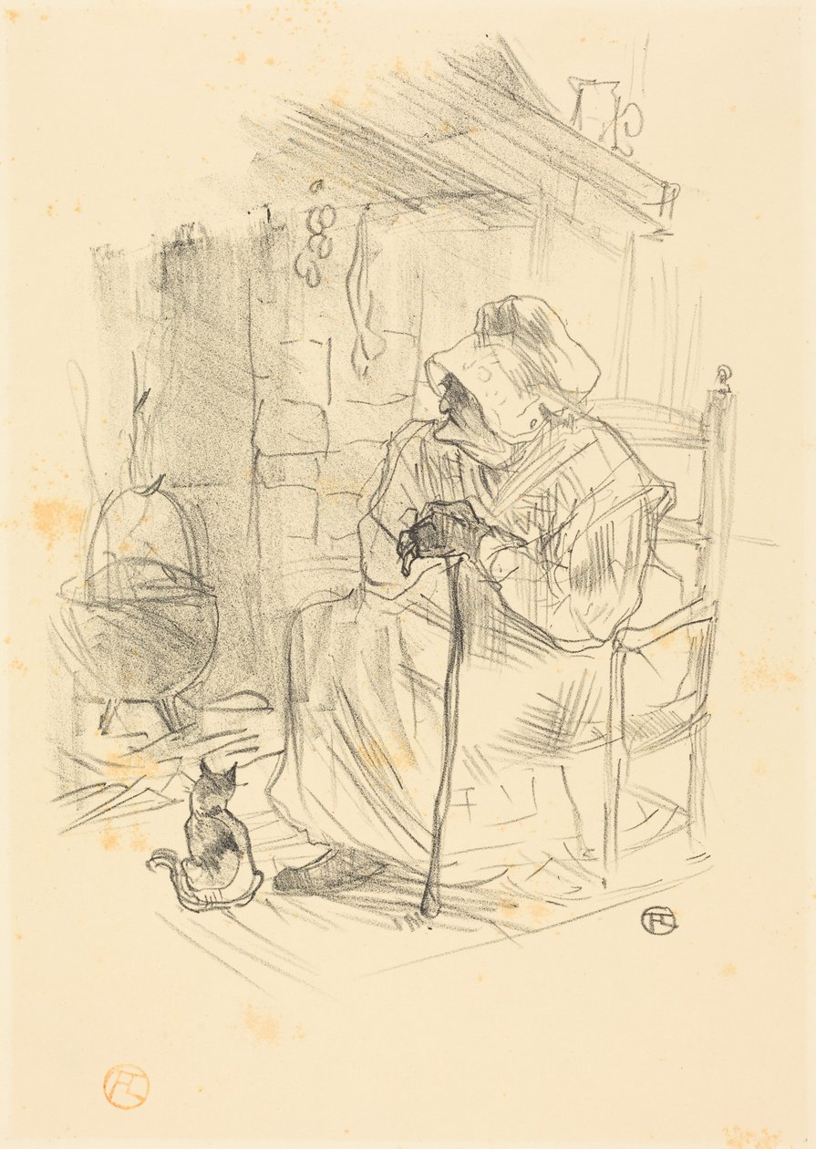 Tajemství od Henri de Toulouse-Lautrec
