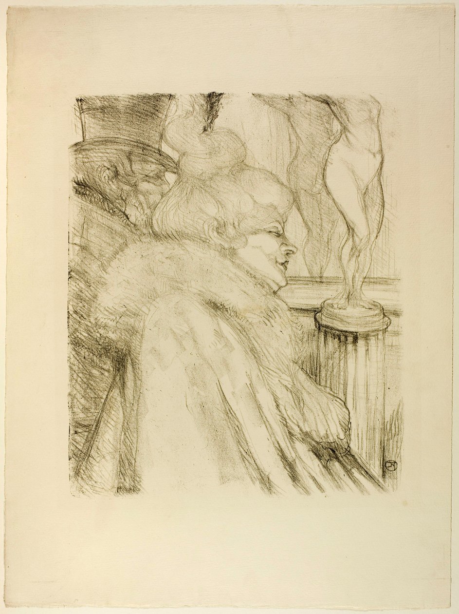 Odchod z divadla od Henri de Toulouse-Lautrec