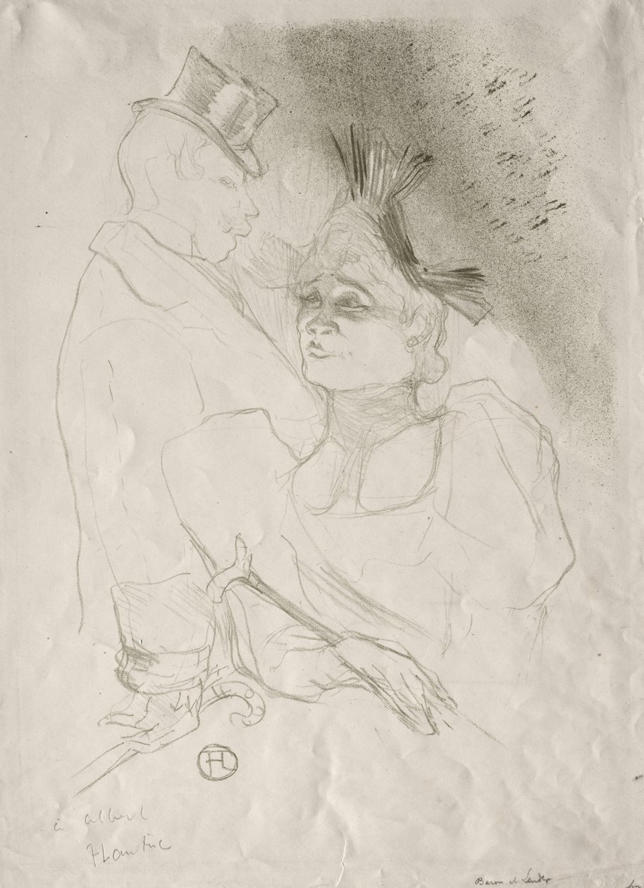Lender a baron od Henri de Toulouse-Lautrec