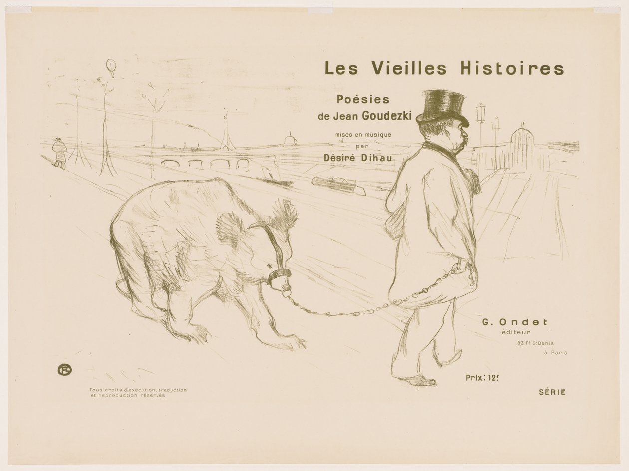 The Old Stories: Cover - Frontispis od Henri de Toulouse-Lautrec