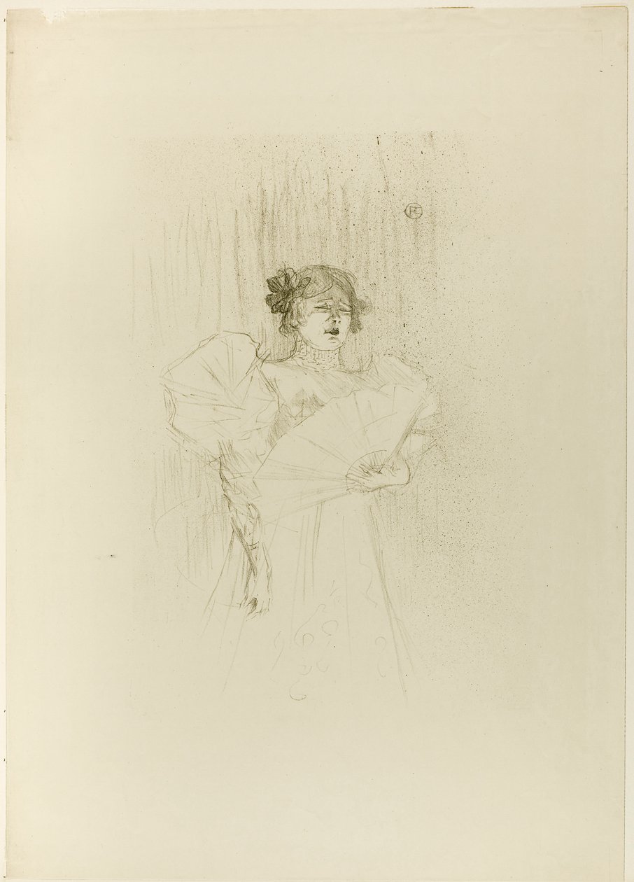 Luce Myres, pohled zepředu od Henri de Toulouse-Lautrec