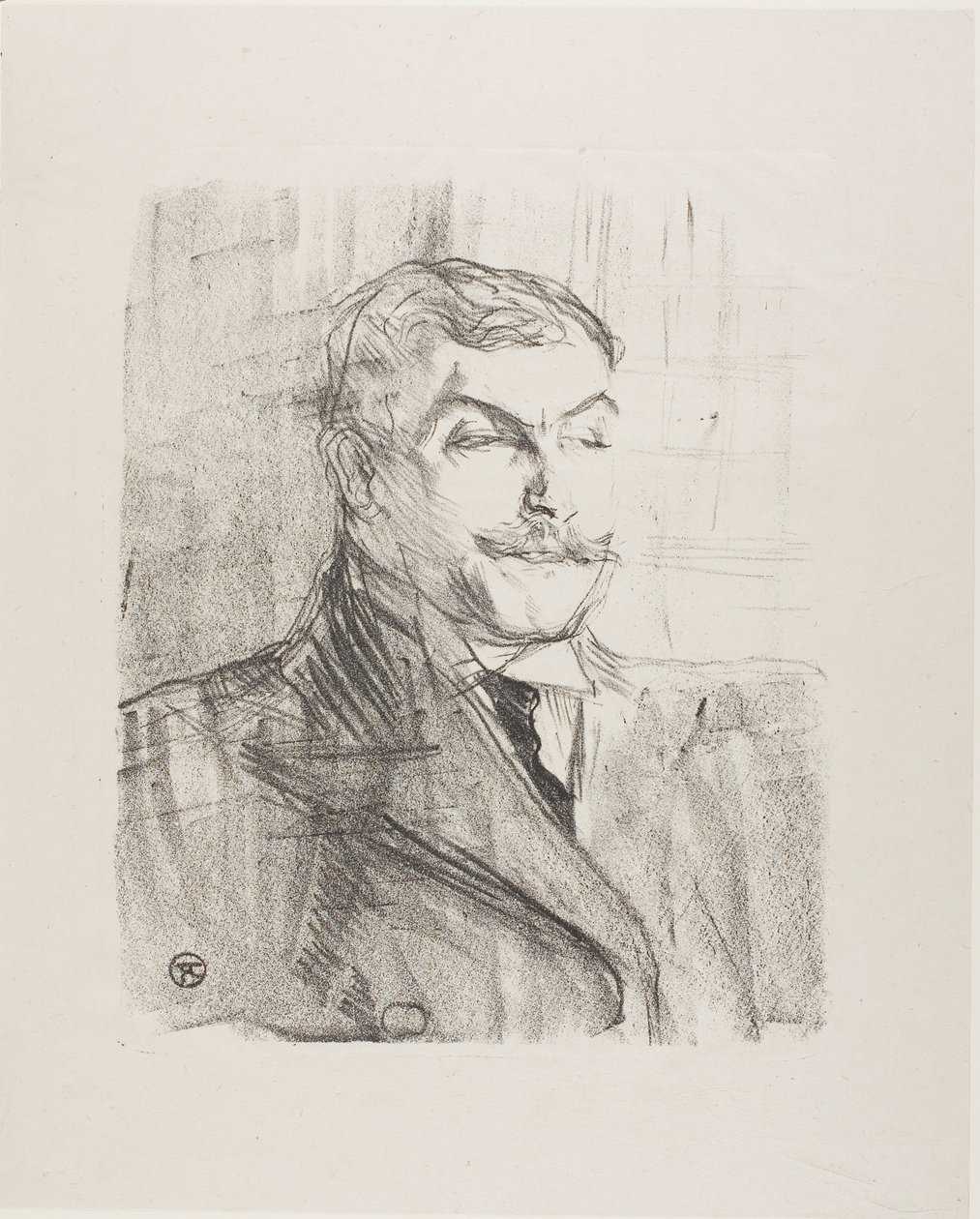 Lucien Guitry, z Treize Lithographies od Henri de Toulouse-Lautrec