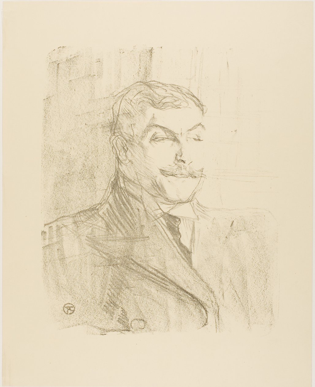 Lucien Guitry, z Treize Lithographies od Henri de Toulouse-Lautrec
