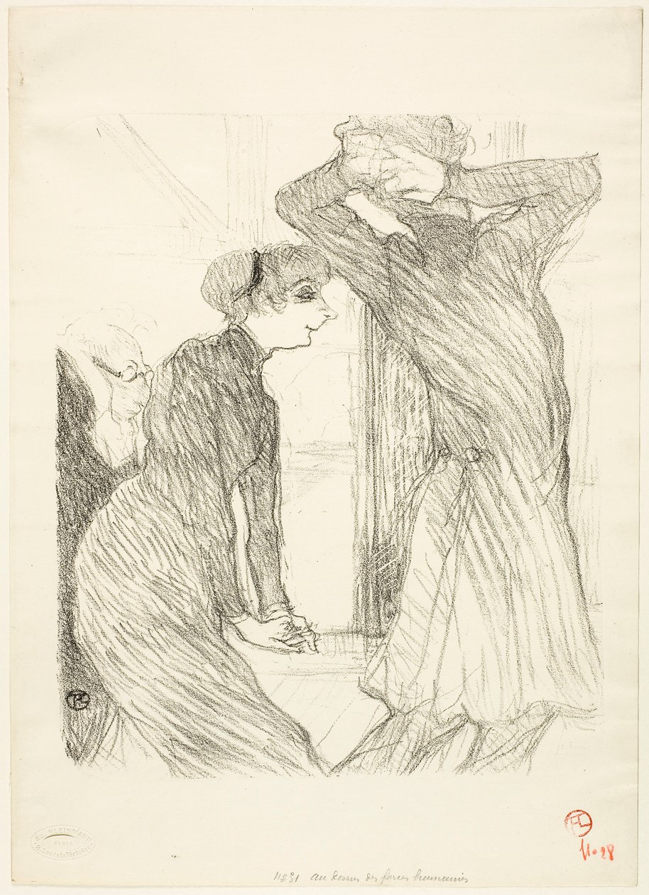 Lugné-Poé a Bady v „Nad lidskými silami“ od Henri de Toulouse-Lautrec
