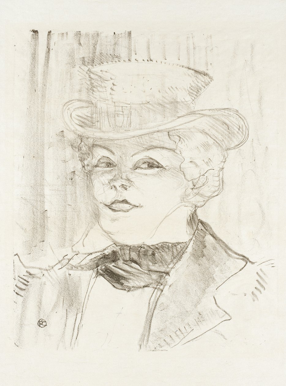 Paní Réjane od Henri de Toulouse-Lautrec
