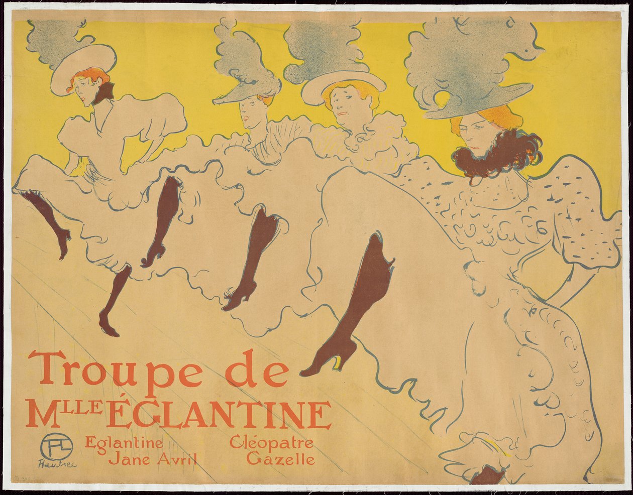 Soubor Mademoiselle Eglantine od Henri de Toulouse-Lautrec