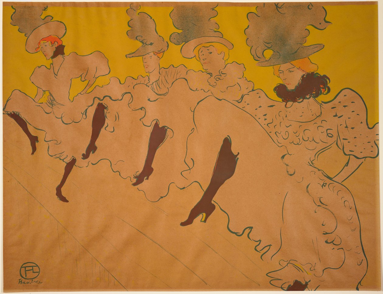 Soubor mademoiselle Eglantine od Henri de Toulouse-Lautrec