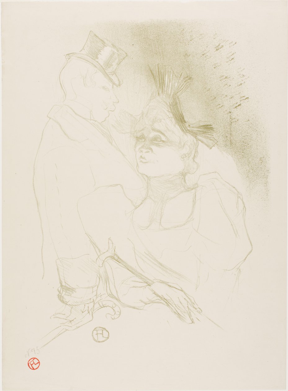 Mademoiselle Lender a baron od Henri de Toulouse-Lautrec