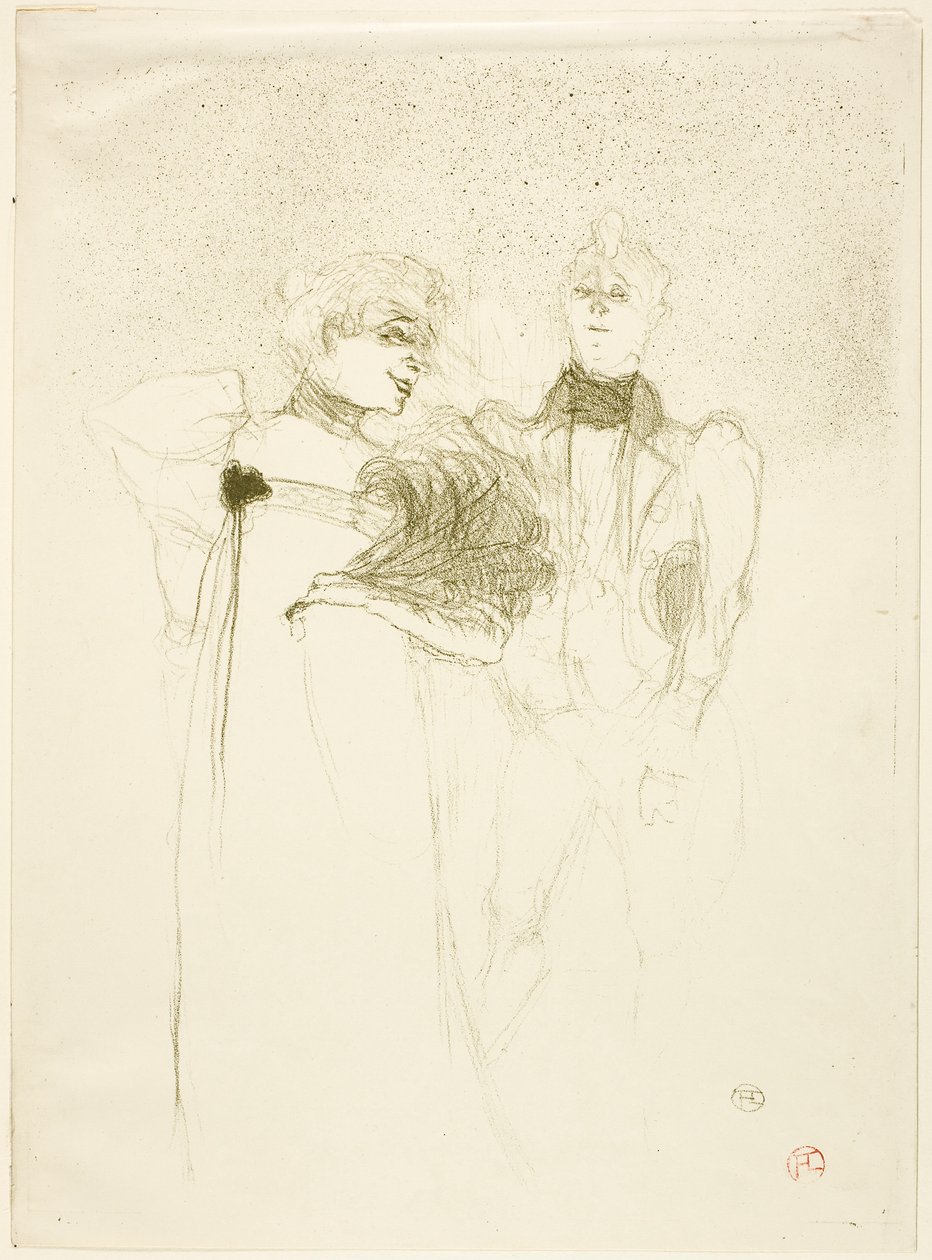 Mademoiselle Lender, v Madam Satan od Henri de Toulouse-Lautrec