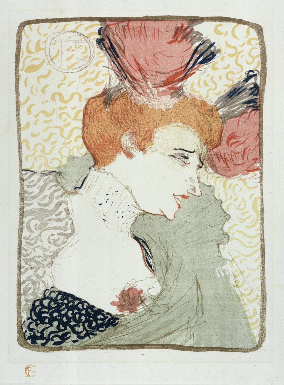 Busta Marcelle Lenderové od Henri de Toulouse-Lautrec
