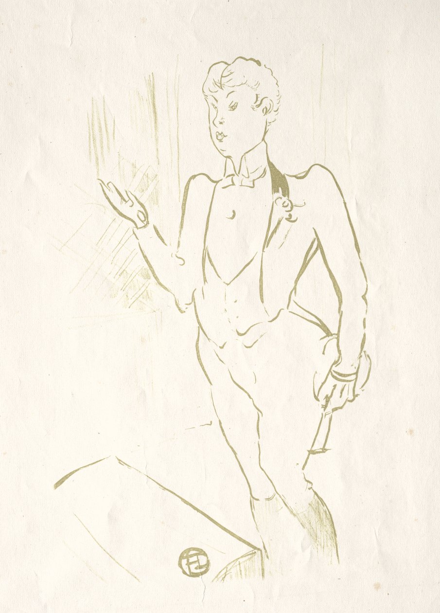 Mary Hamiltonová od Henri de Toulouse-Lautrec