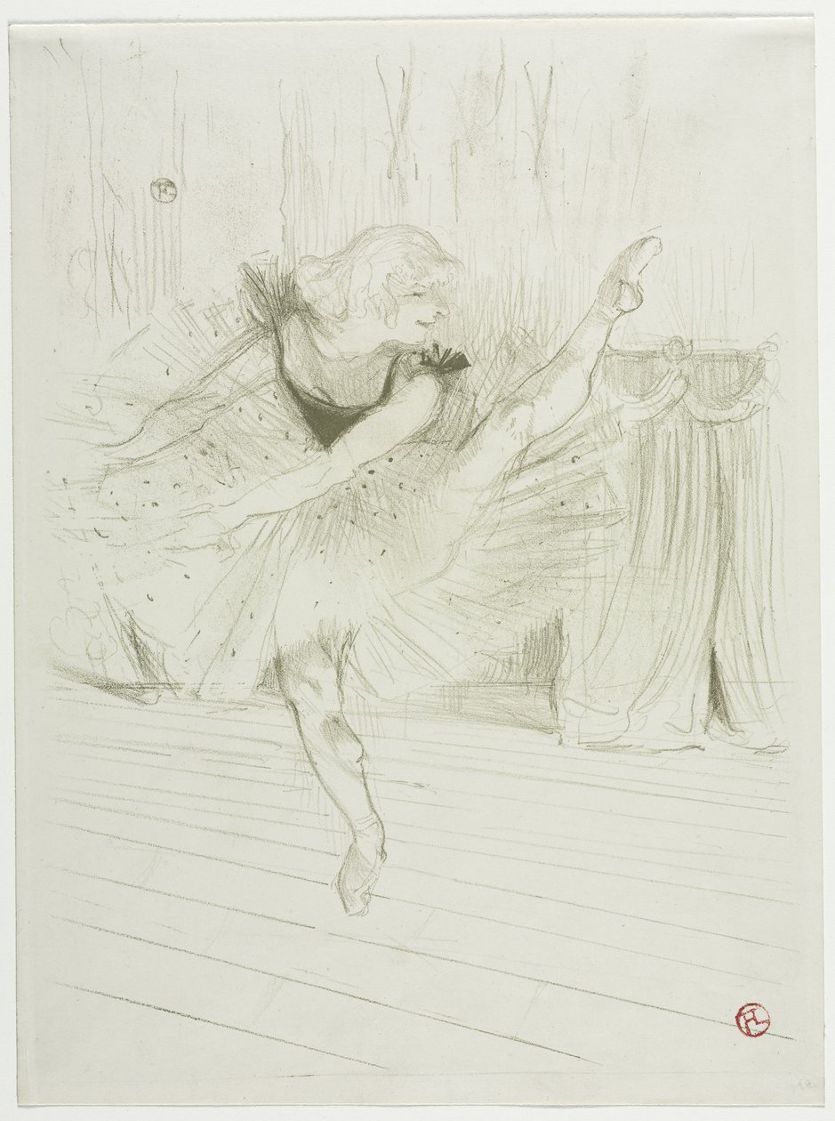 Slečna Ida Heathová, anglická tanečnice od Henri de Toulouse-Lautrec