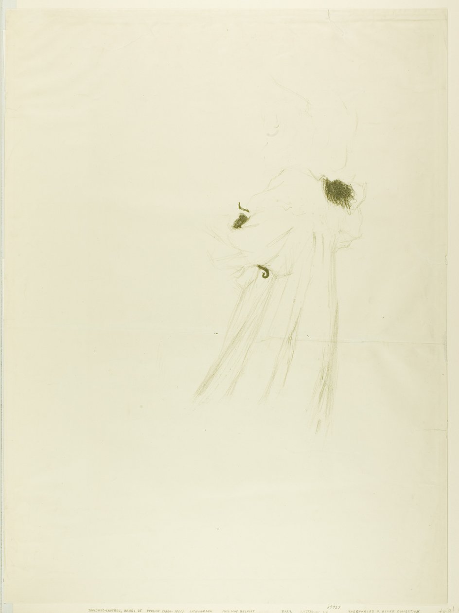 Slečna May Belfort (velký talíř) od Henri de Toulouse-Lautrec