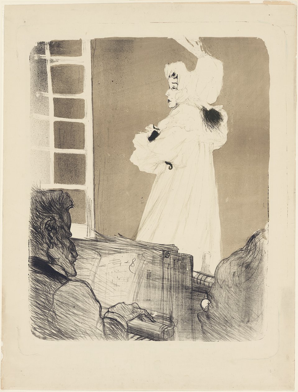 Slečna May Belfort (velký talíř) od Henri de Toulouse-Lautrec