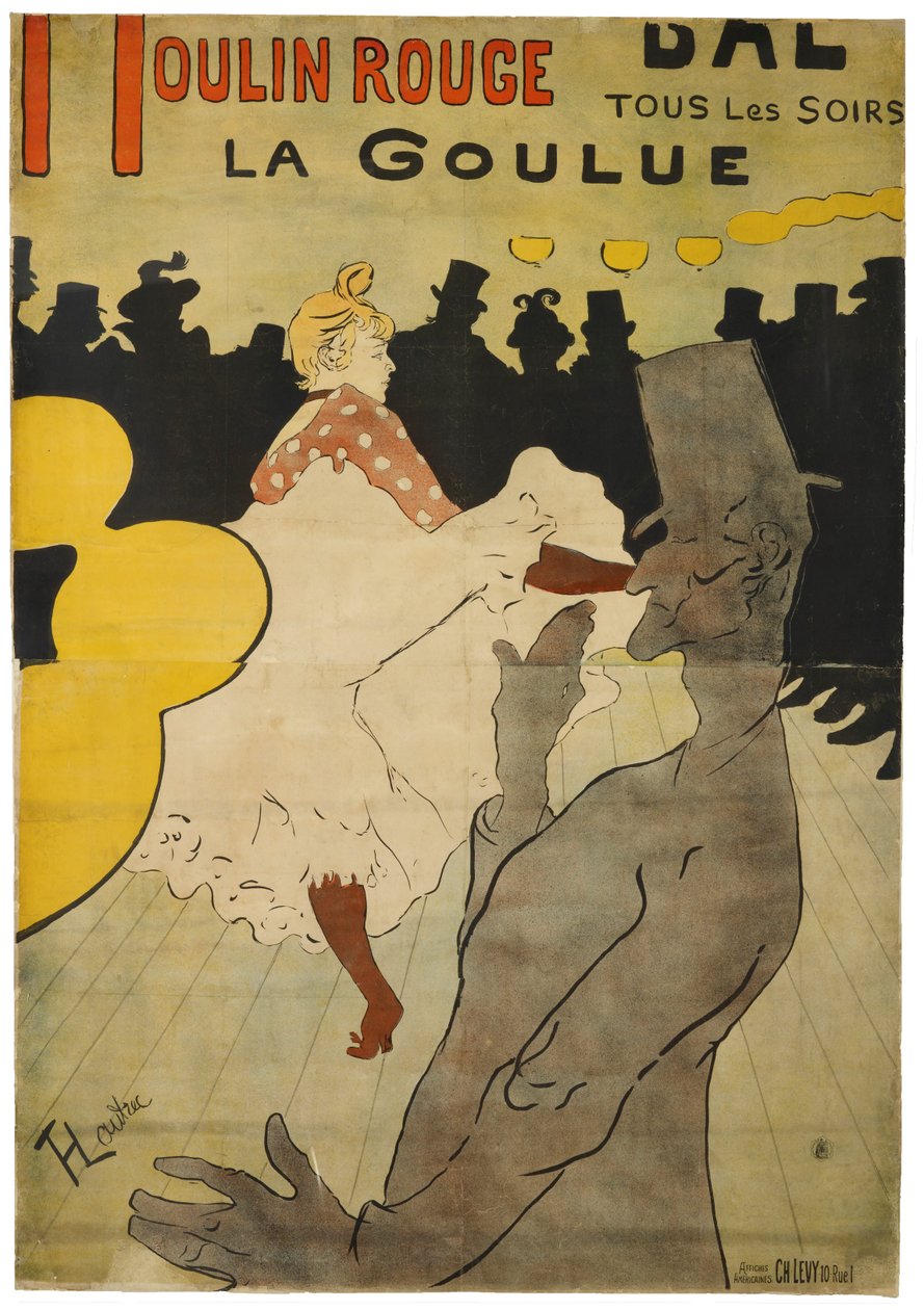 Moulin Rouge - La Goulue od Henri de Toulouse-Lautrec