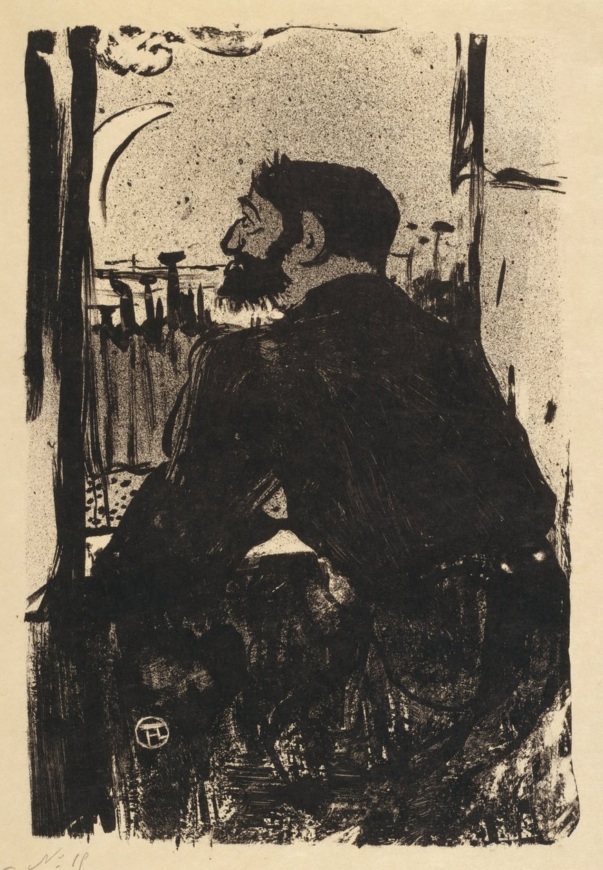 Bezestná noc od Henri de Toulouse-Lautrec