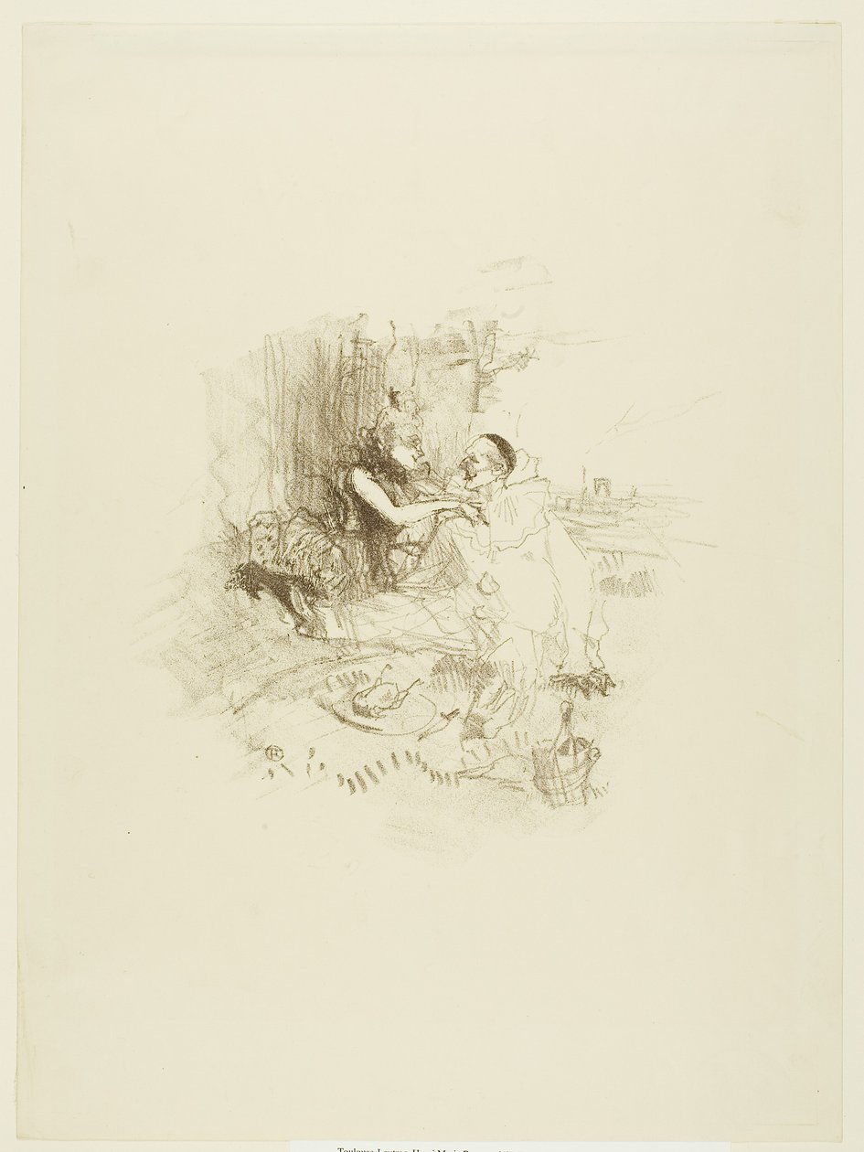 Piknik od Henri de Toulouse-Lautrec