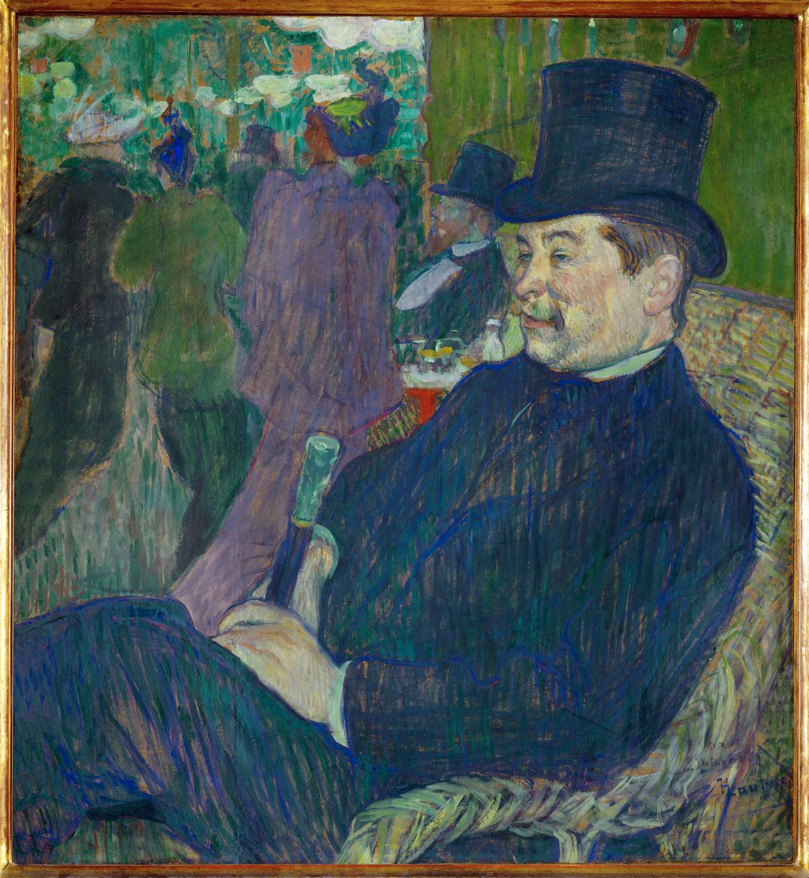 Portrét pana Delaporteho v pařížské zahradě od Henri de Toulouse-Lautrec