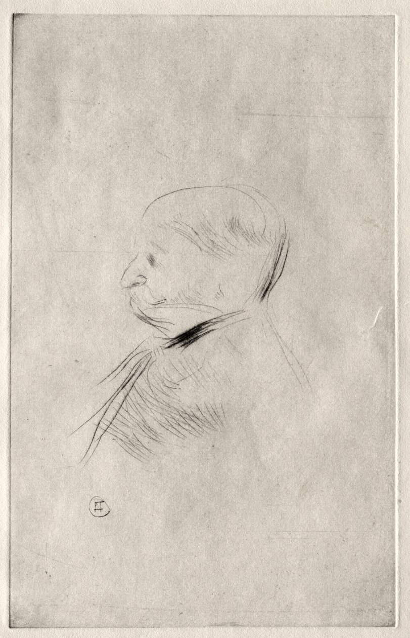 Portrét M.X. od Henri de Toulouse-Lautrec