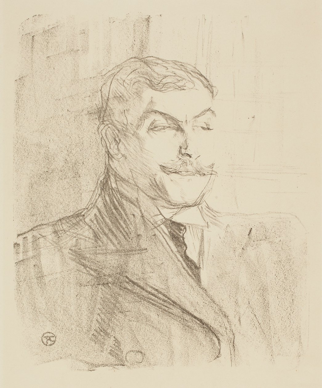 Portrét Luciena Guitryho od Henri de Toulouse-Lautrec