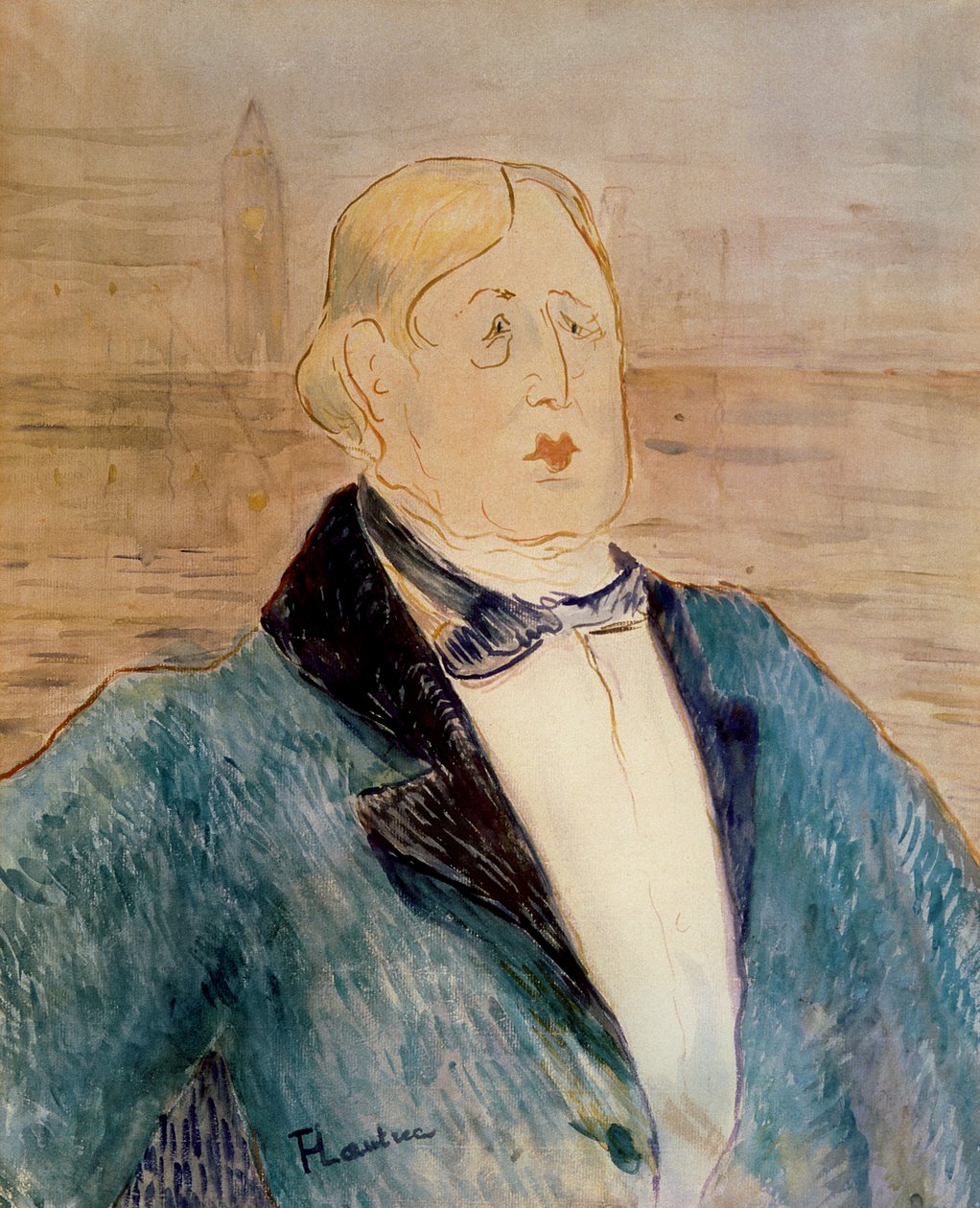 Portrét Oscara Wilda od Henri de Toulouse Lautrec