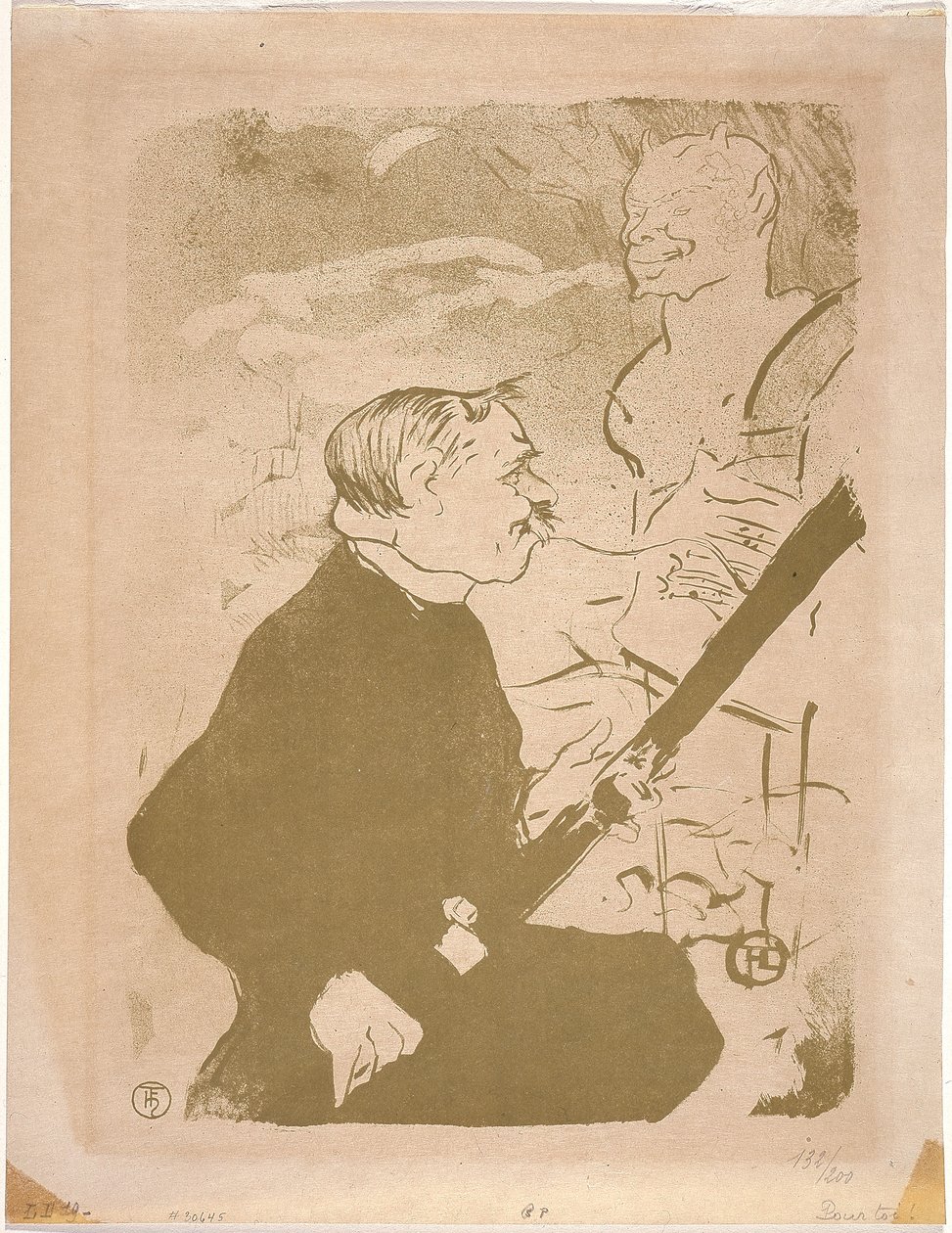 Pour Toil! (For You) 1893 (litografie) od Henri de Toulouse Lautrec