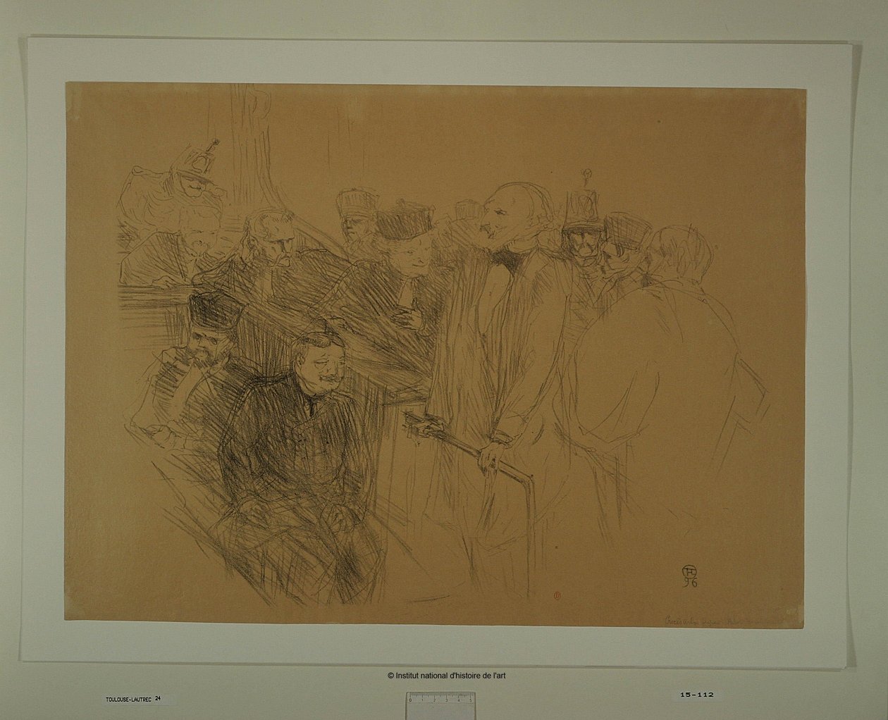 Prozess Dupas-Arton: Ribot sagt aus od Henri de Toulouse-Lautrec