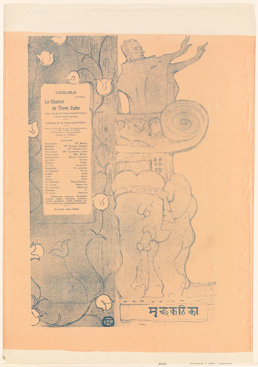 Program pro "Malý hliněný vozík" od Henri de Toulouse-Lautrec