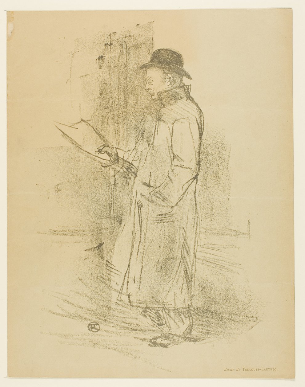 Program pro Gémier Benefit od Henri de Toulouse-Lautrec