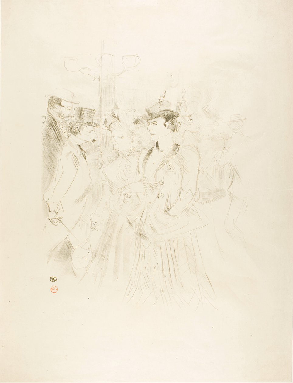 Promenáda od Henri de Toulouse-Lautrec