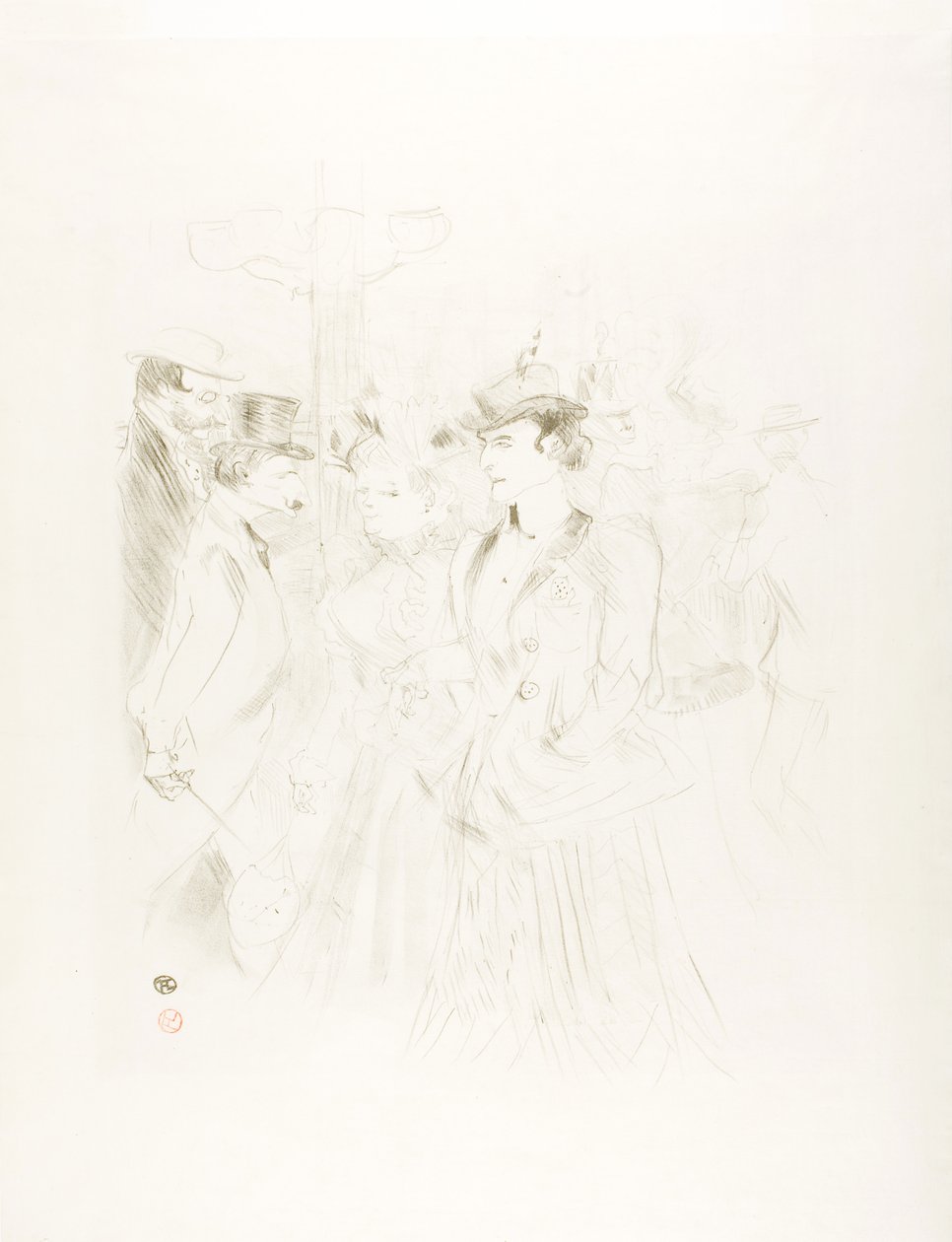 Promenáda od Henri de Toulouse-Lautrec