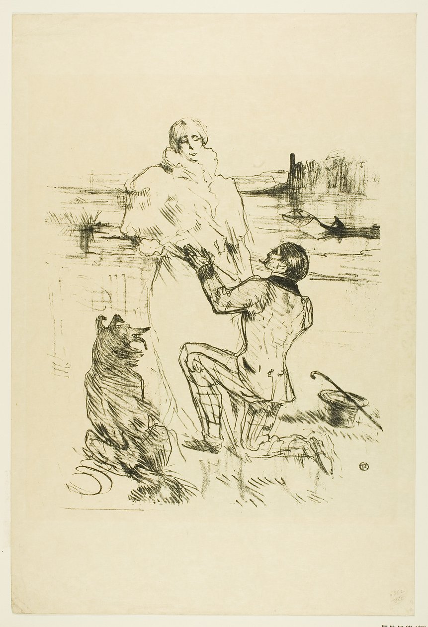 Návrh (první deska) od Henri de Toulouse-Lautrec