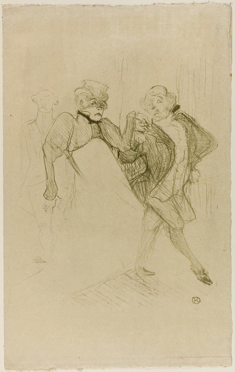 Réjane a Galipaux v Madame Sans-Gêne od Henri de Toulouse-Lautrec