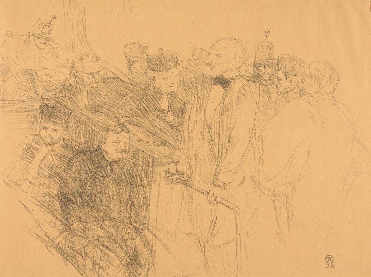 Výpověď Ribota od Henri de Toulouse-Lautrec